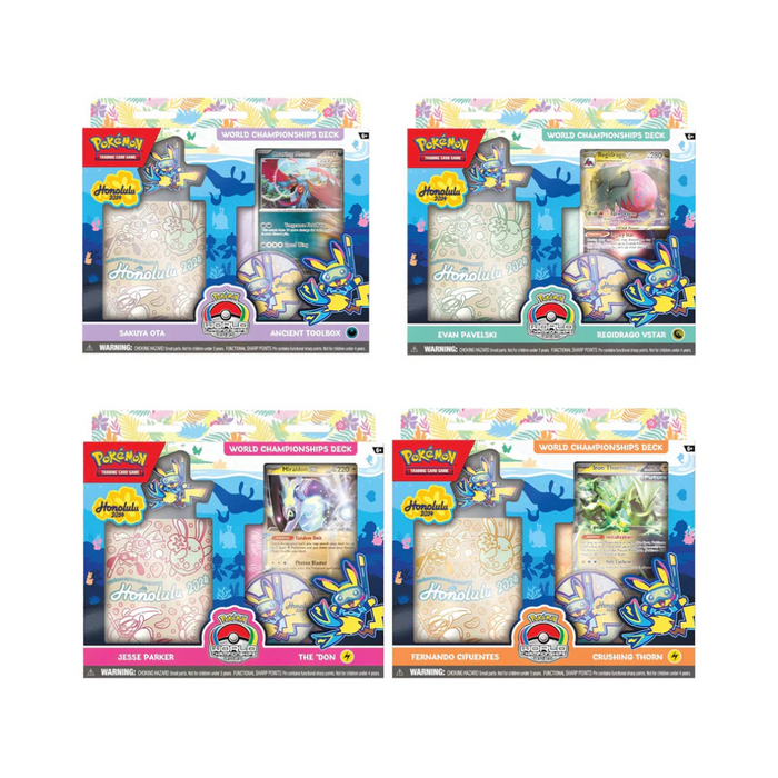 Pokémon World Championships Deck 2024 - Set of 4