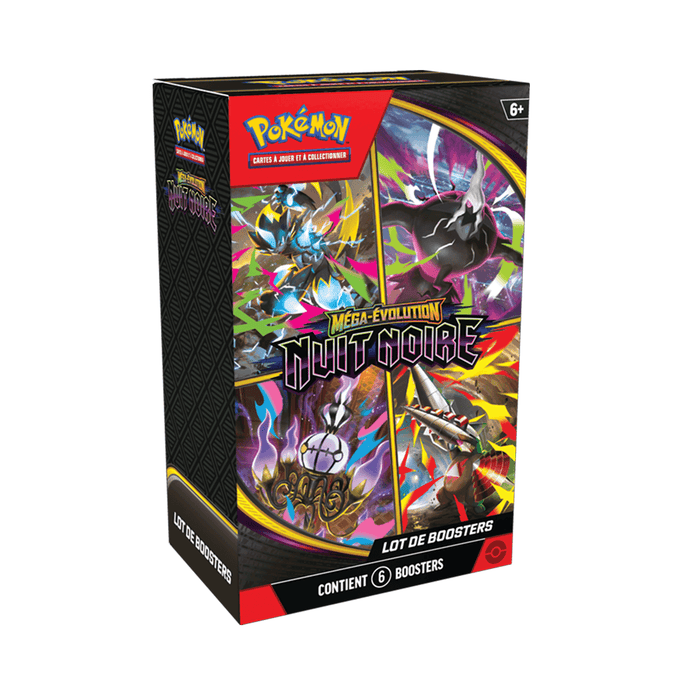 (Français) Pokémon - Méga Évolution Nuit Noire - Lot de Boosters