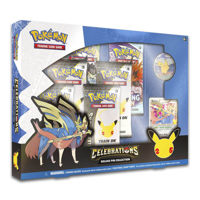 Pokemon Celebrations Deluxe Pin Collection Zacian