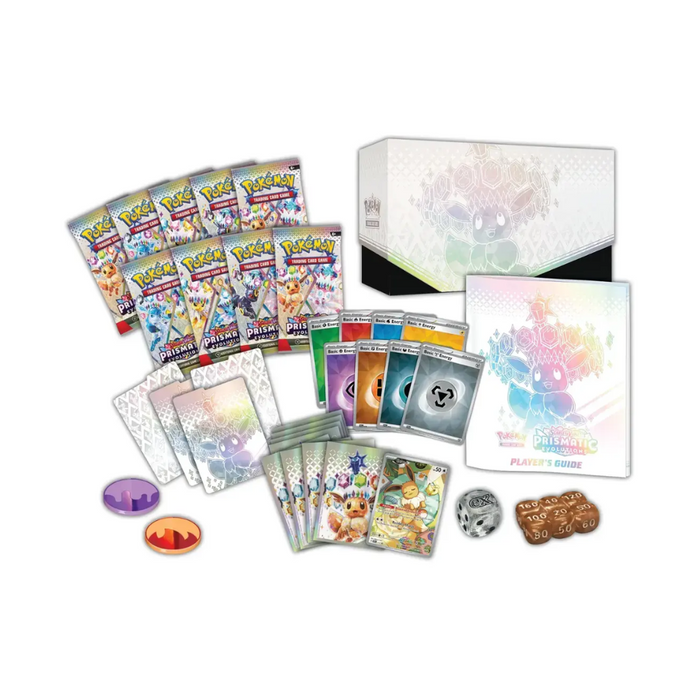 Pokémon Scarlet & Violet Prismatic Evolutions Elite Trainer Box
