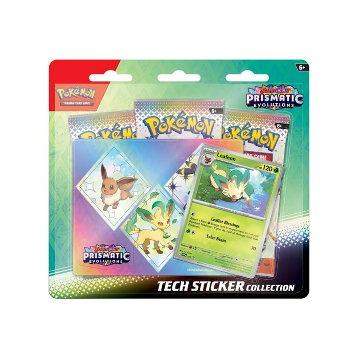 Pokémon Scarlet & Violet Prismatic Evolutions Tech Sticker Collection