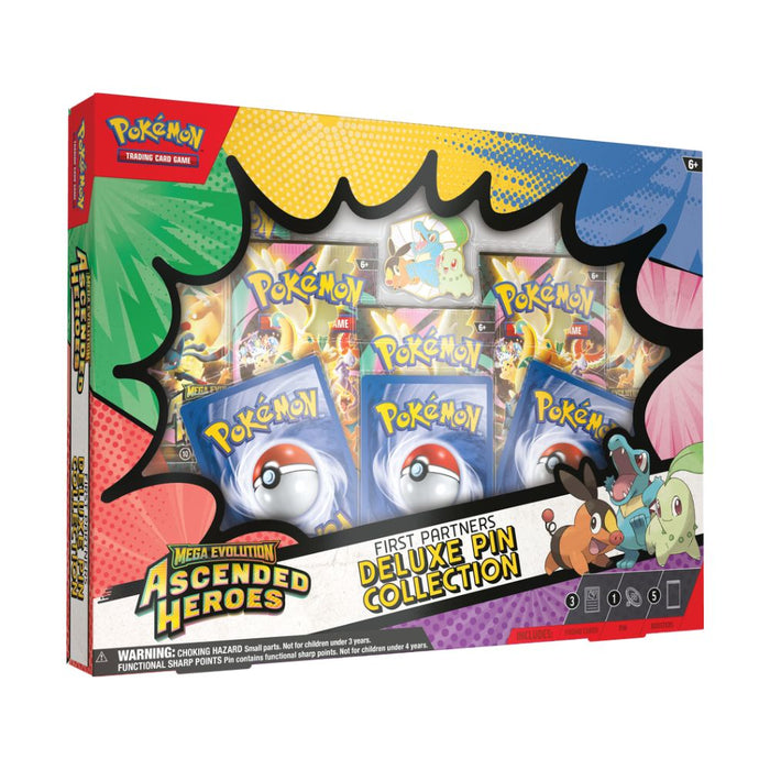 Pokémon - Mega Evolution Ascended Heroes - First Partners Deluxe Pin Collection
