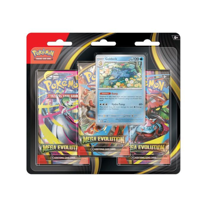 Pokémon - Mega Evolution Base Set - 3 Blister Pack