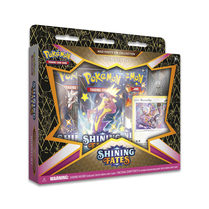 POKEMON SHINING FATES MAD PARTY PIN COLLECTION