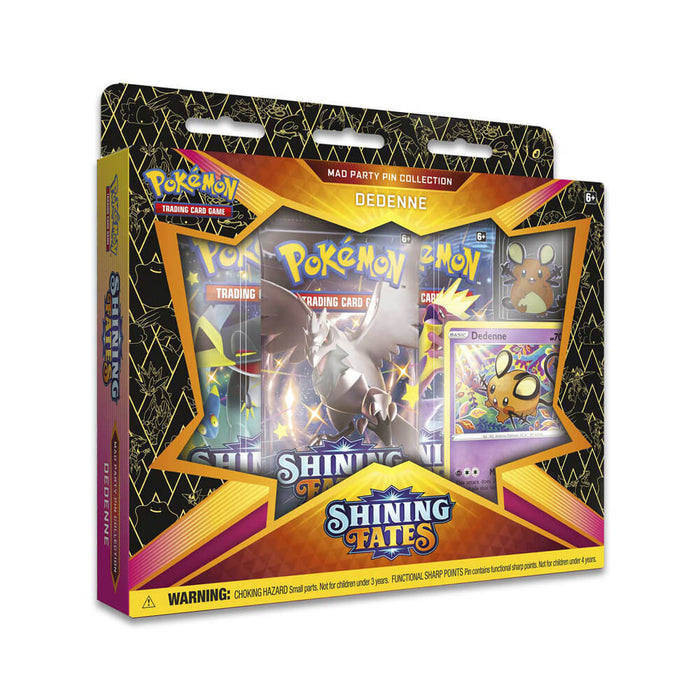 POKEMON SHINING FATES MAD PARTY PIN COLLECTION