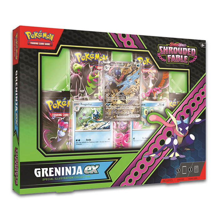Pokémon Scarlet &amp; Violet Shrouded Fable Greninja ex Special Illustration Collection
