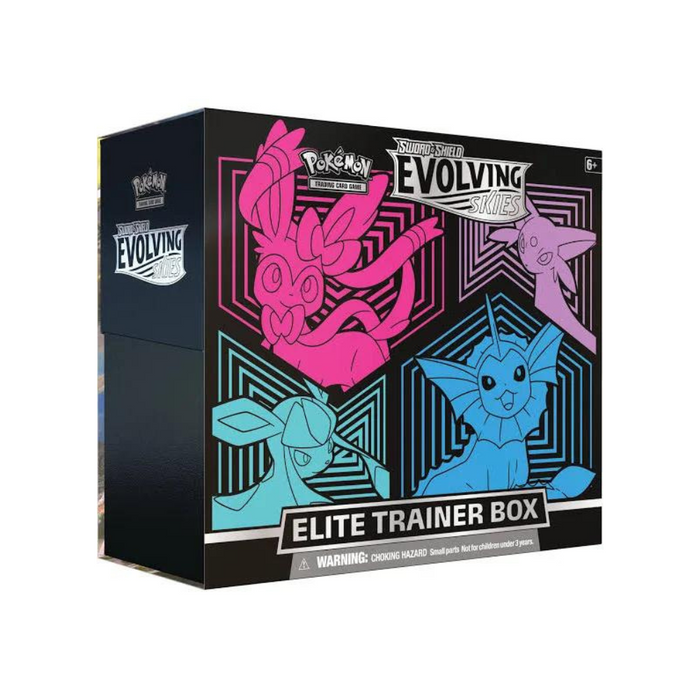Pokémon Evolving Skies Elite Trainer Box - Sylveon, Vaporeon, Glaceon & Espeon